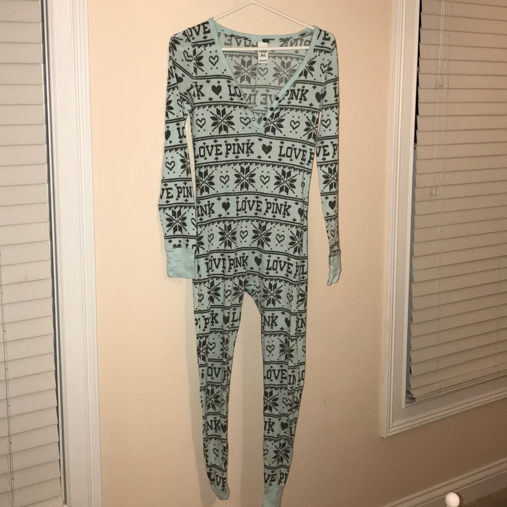Victoria Secret’s PINK thermal long Jane onesie